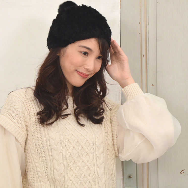 25％OFF会員価格適用外】帽子ファー帽子ラビット帽子ラビット