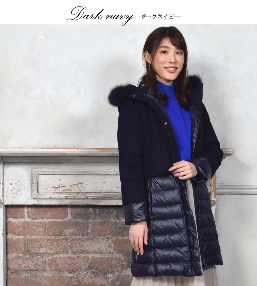 半額 会員価格適用外】[Merfirge] ダウン＆カシミヤ カシミア 100