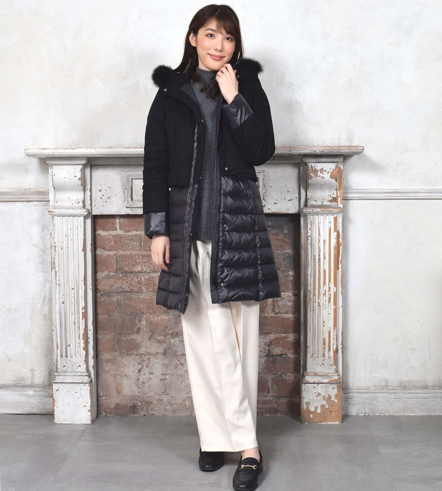 半額 会員価格適用外】[Merfirge] ダウン＆カシミヤ カシミア 100